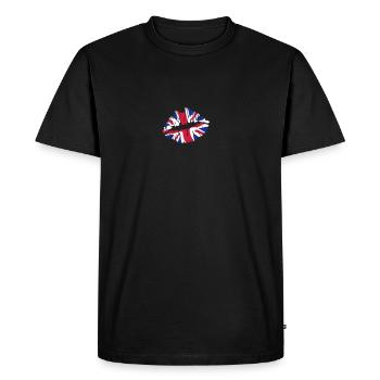 Union Jack - T-shirt Premium bio Homme - noir - Devant - Nico (187cm)