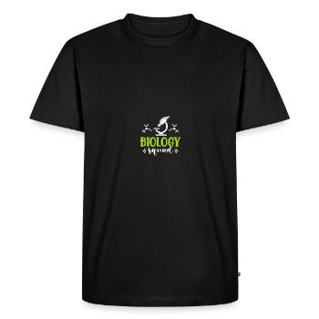 Science de l’ADN Biologiste Biologie - T-shirt Premium bio Homme - noir - Devant - Nico (187cm)