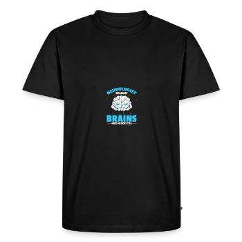 Neurochirurgien Neuroscience Neurologie Neurol - T-shirt Premium bio Homme - noir - Devant - Nico (187cm)