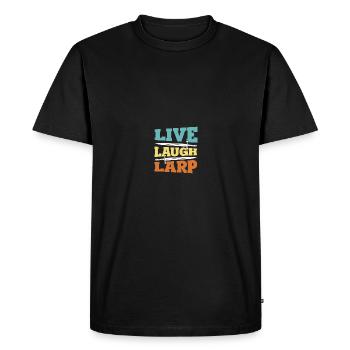 Jeux de rôle fantastiques Larp Larping - T-shirt Premium bio Homme - noir - Devant - Nico (187cm)