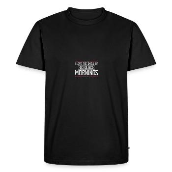 Directeur - T-shirt Premium bio Homme - noir - Devant - Nico (187cm)