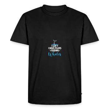 Seaworld Cetacean Orca Whale Watching - Men's Premium Organic T-Shirt - black - Front - Nico (187cm)