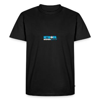 Ingénieur réseau en technologie des réseaux informatiques - T-shirt Premium bio Homme - noir - Devant - Nico (187cm)