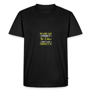 Insurance agent - Men's Premium Organic T-Shirt - black - Front - Nico (187cm)