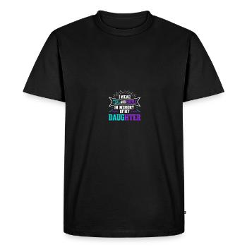 Sunflower Suicide Prevention Suicide Education - Men's Premium Organic T-Shirt - black - Front - Nico (187cm)