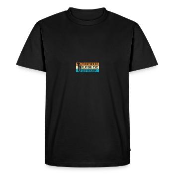 Euphonium baryton en laiton profond - T-shirt Premium bio Homme - noir - Devant - Nico (187cm)