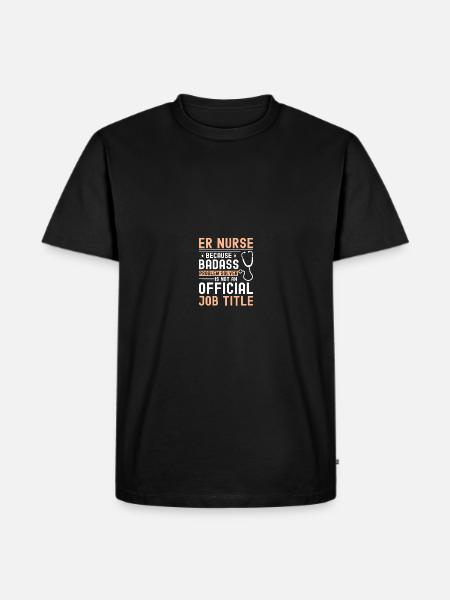 Infirmière à l’urgence - T-shirt Premium bio Homme - noir