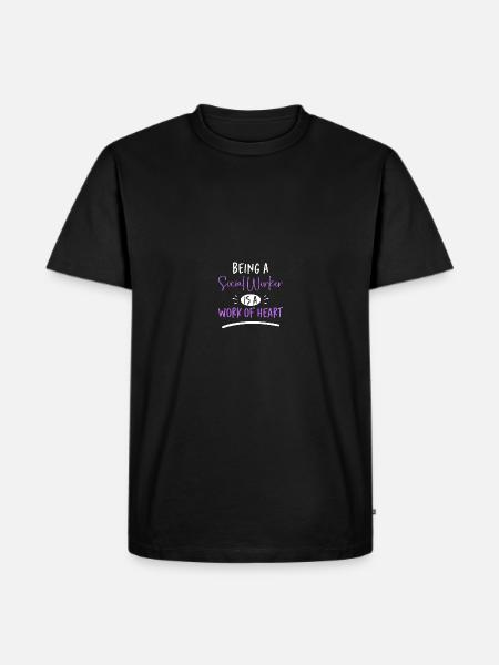 School Social Worker - Men's Premium Organic T-Shirt - black