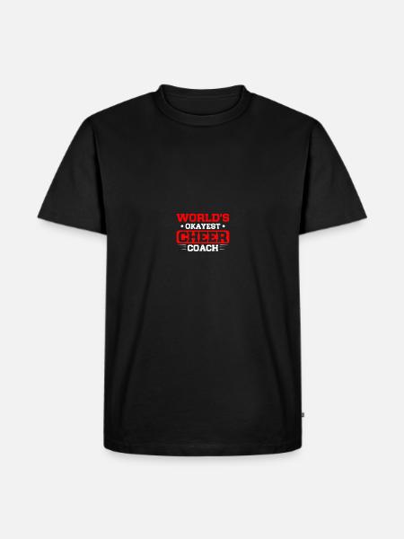 Cheerleading Coach Cheer Coach - Men's Premium Organic T-Shirt - black