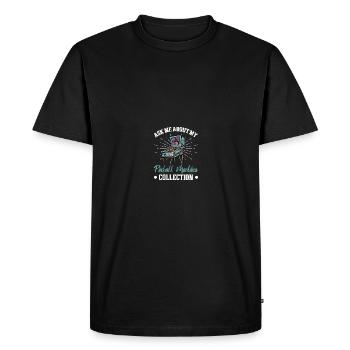 Joueur de flipper Flipper - T-shirt Premium bio Homme - noir - Devant - Nico (187cm)