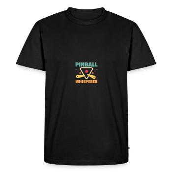 Joueur de flipper Flipper - T-shirt Premium bio Homme - noir - Devant - Nico (187cm)
