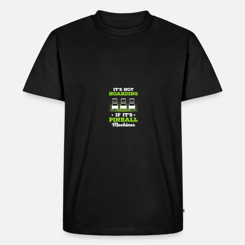 Flipper Spieler Flipper - Männer Premium Bio T-Shirt - Schwarz