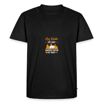 Chasse au cochon Hog Hunter - T-shirt Premium bio Homme - noir - Devant - Nico (187cm)