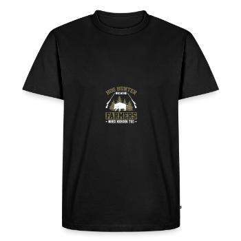 Chasse au cochon Hog Hunter - T-shirt Premium bio Homme - noir - Devant - Nico (187cm)