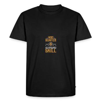 Chasse au cochon Hog Hunter - T-shirt Premium bio Homme - noir - Devant - Nico (187cm)