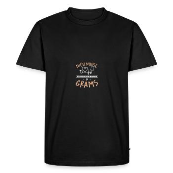 NICU sister - Men's Premium Organic T-Shirt - black - Front - Nico (187cm)