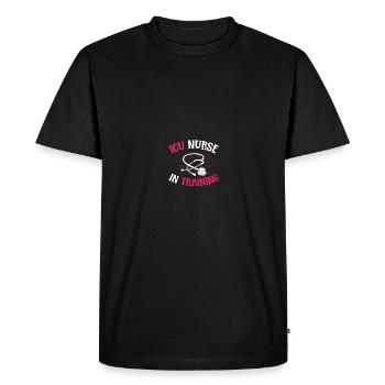 Soins intensifs infirmiers - T-shirt Premium bio Homme - noir - Devant - Nico (187cm)