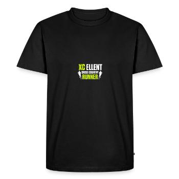 Skieurs de fond Ski de fond - T-shirt Premium bio Homme - noir - Devant - Nico (187cm)