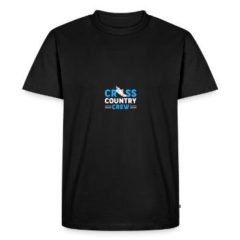 Ski de fond Coureurs Ski de fond - T-shirt Premium bio Homme - noir - Devant - Nico (187cm)