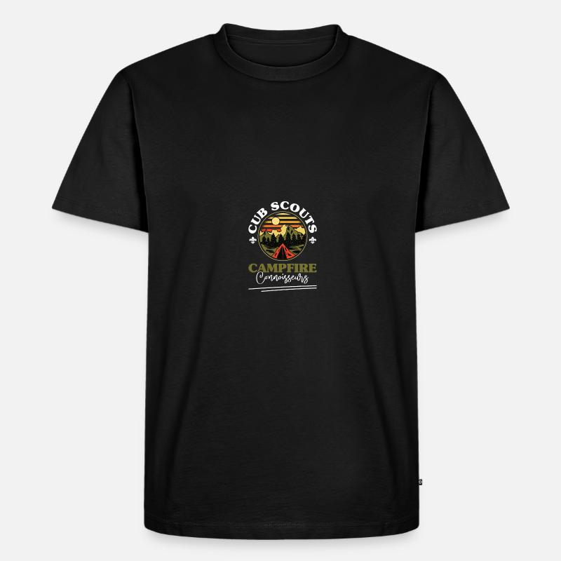 Scouting Pfadfinder - Männer Premium Bio T-Shirt - Schwarz