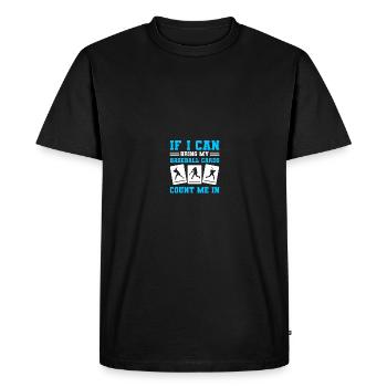 Baseball Card Collector Baseball Card - T-shirt Premium bio Homme - noir - Devant - Nico (187cm)