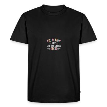 Journée d’excursion de l’enseignant sur le terrain - T-shirt Premium bio Homme - noir - Devant - Nico (187cm)