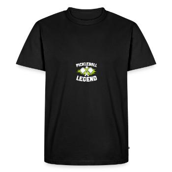 Pickle Ball Pickleball Kitchen - Men's Premium Organic T-Shirt - black - Front - Nico (187cm)