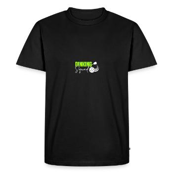 Pickle Ball Pickleball Kitchen - Men's Premium Organic T-Shirt - black - Front - Nico (187cm)