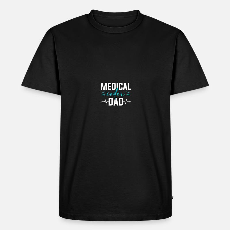 Codage médical Codeurs médicaux - T-shirt Premium bio Homme - noir