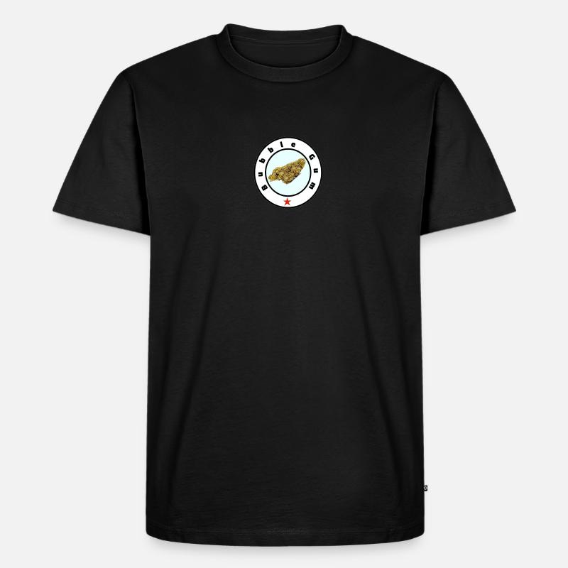 Bubble Gum - Männer Premium Bio T-Shirt - Schwarz
