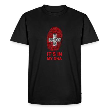 Switzerland it's in my DNA - Men's Premium Organic T-Shirt - black - Front - Nico (187cm)