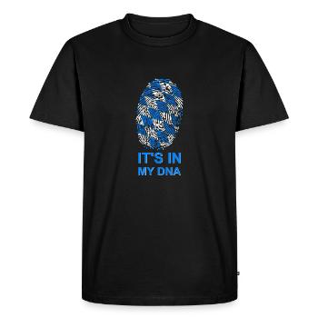 ADN de Bavière - T-shirt Premium bio Homme - noir - Devant - Nico (187cm)