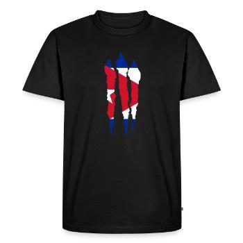 Vacances Cuba Voyage dans les Caraïbes La Havane - T-shirt Premium bio Homme - noir - Devant - Nico (187cm)