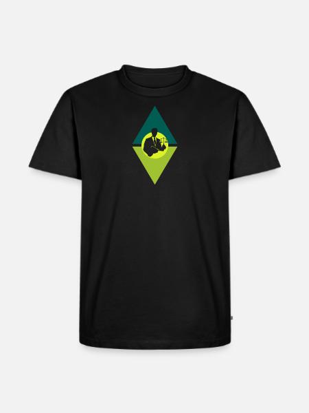 Gericht Richter Anwalt - Männer Premium Bio T-Shirt - Schwarz