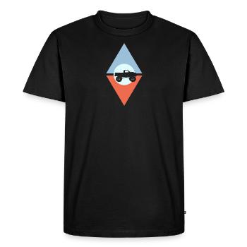 Monster Truck Terrain - Men's Premium Organic T-Shirt - black - Front - Nico (187cm)