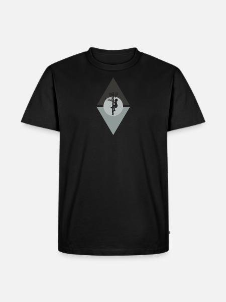 Escalade Crampons Climb - T-shirt Premium bio Homme - noir