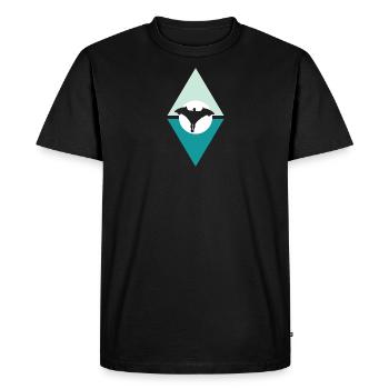 Wingsuit Flying Glider - Men's Premium Organic T-Shirt - black - Front - Nico (187cm)
