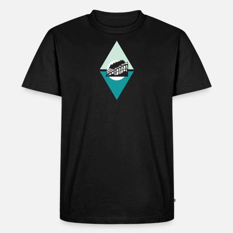 Rummel Lukas - Männer Premium Bio T-Shirt - Schwarz