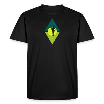Avocat au tribunal - T-shirt Premium bio Homme - noir - Devant - Nico (187cm)