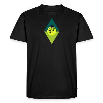 Fleuriste Jardin Flower Power - T-shirt Premium bio Homme - noir - Devant - Nico (187cm)