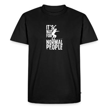 Slackliner Enthusiast Balançoire de slackline - T-shirt Premium bio Homme - noir - Devant - Nico (187cm)