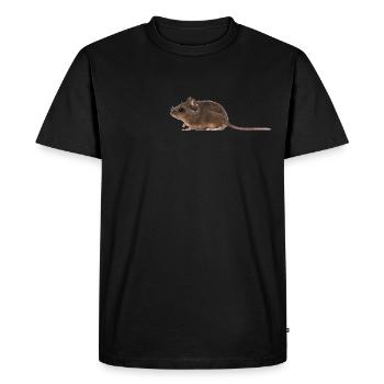 A mouse - Men's Premium Organic T-Shirt - black - Front - Nico (187cm)