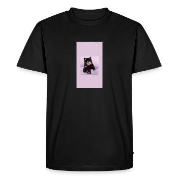 cloudy gacha - Men's Premium Organic T-Shirt - black - Front - Nico (187cm)