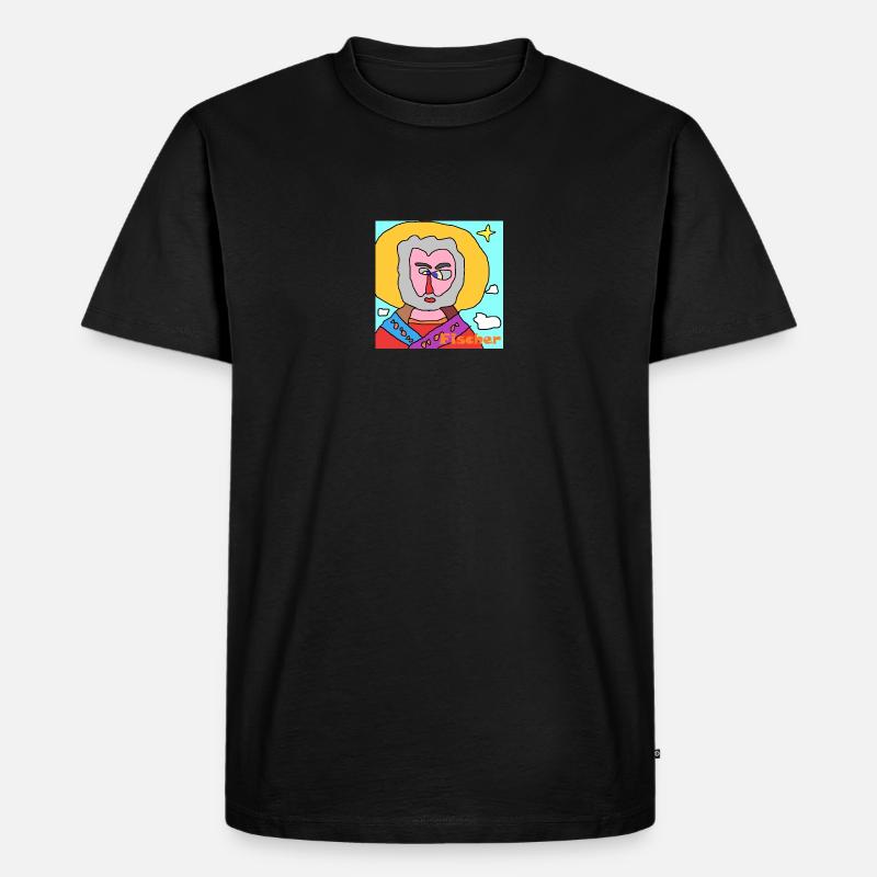 Fischer - Männer Premium Bio T-Shirt - Schwarz