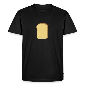 Toast - Men's Premium Organic T-Shirt - black - Front - Nico (187cm)