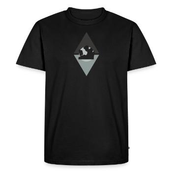 Hack Cybersecurity Hacker - Men's Premium Organic T-Shirt - black - Front - Nico (187cm)