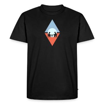 Brettspiele Spieleabend Strategie - Männer Premium Bio T-Shirt - Schwarz - Vorne - Nico (187cm)