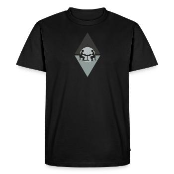Stratégie des jeux de société - T-shirt Premium bio Homme - noir - Devant - Nico (187cm)