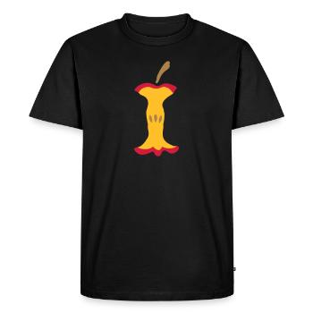 Apple - Apfelgriebsch - T-shirt Premium bio Homme - noir - Devant - Nico (187cm)