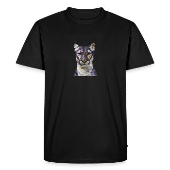 Tigre Tigre Tigre - tête de tigre - T-shirt Premium bio Homme - noir - Devant - Nico (187cm)